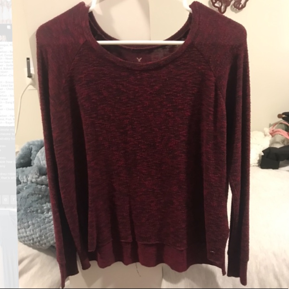 American Eagle Soft&Sexy plush long sleeved top
